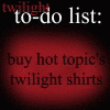 Twilight To-do list
