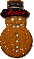 Siabhra Gingerbread Snowman Cookie