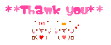 Thank You with Royal Bunnies