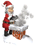 Santa Warming Up 