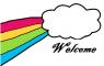 Rainbow Welcome (White Background)