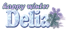 Delia.. winter snowflakes