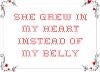 Heart instead of belly