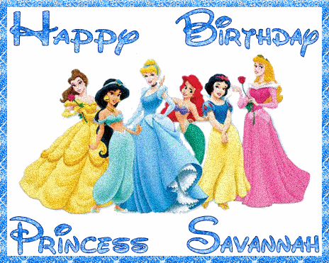 Happy Birthday Princess Savannah