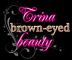 trina, brown, eyed, eyes, beauty