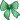 Mini green bow