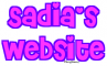 Sadia's Website