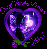 Swt Valentine Dreams Friend Purple Fae Heart