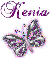 Purple butterfly- Keia