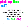 pick up line