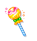 Sparkling lollipop