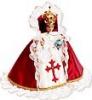 Infant of Prague with red Vestment