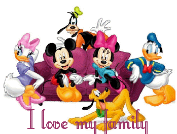 MICKEY & GANG WITH I LOVE MY FAMILY