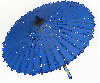 blue glitter umbrella