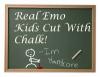 Real Emo Kids Cut With Chalk!