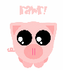 Cute Rawr Piggy