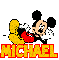 Michael With Lounge'n Mickey Mouse