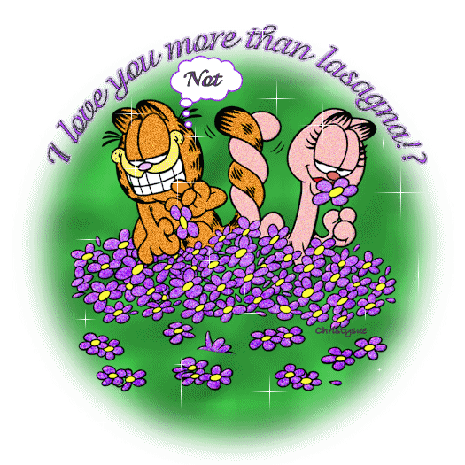 I love you more.. garfield