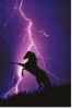 Horse Rearing with lightning