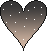 black sparkling heart