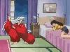 Inuyasha in Kagome's Room