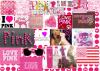 pink collage