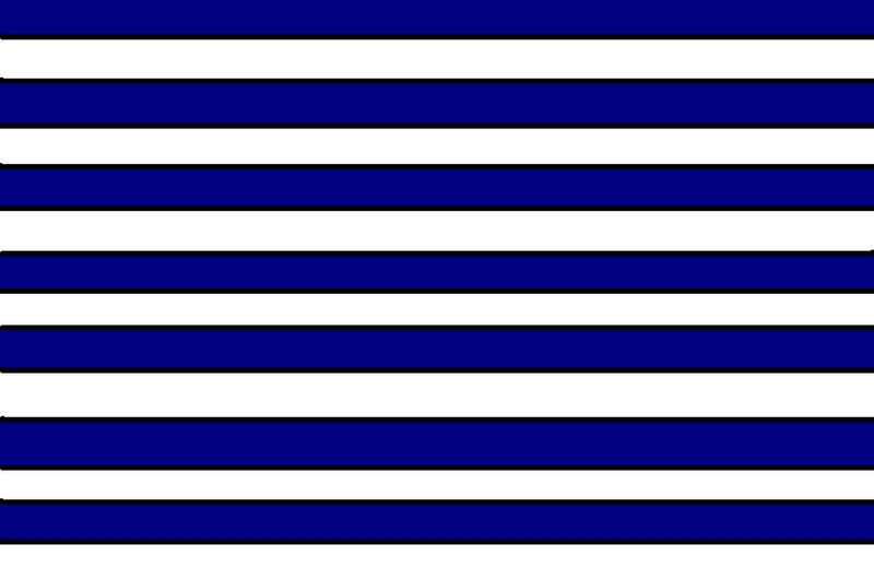 Blue and White
