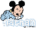 Nathan Sleeping Baby Mickey Mouse
