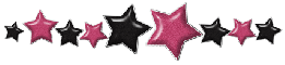 Stars Pink Black