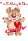 Teddy Bear with Heart - Cindy