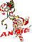 Candy Cane Mouse - Annie