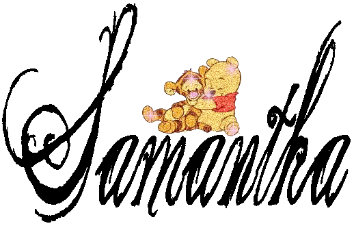Samantha, Winnie the pooh & Tigger