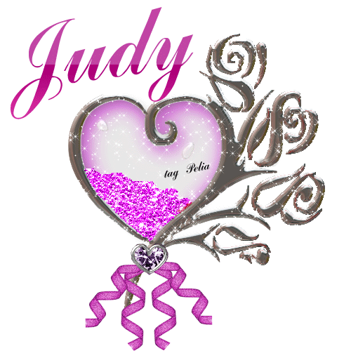 Judy (in Glitter Text)
