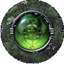 emerald button