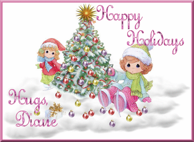 Happy Holidays Hugs, Diane