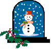 snow globe snowman