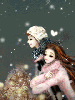 Lovely winter couple