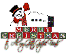 Merry Christmas-Glitter Graphics Friends