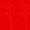 embossed red rose wallpaper