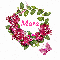 Pink & Green Flowers - Mara