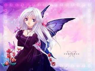 Butterfly Anime Girl