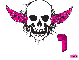 crystal pink skull