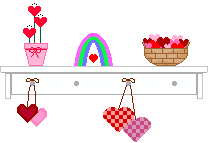 valentine shelf