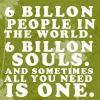 6 billion souls
