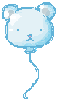 blue bear balloon