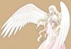 white anime angel 