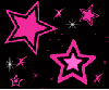 cute pink stars