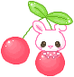 bunny and cherries