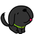 Black Dog-Happy Dog