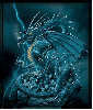 Blue Gothic Dragon